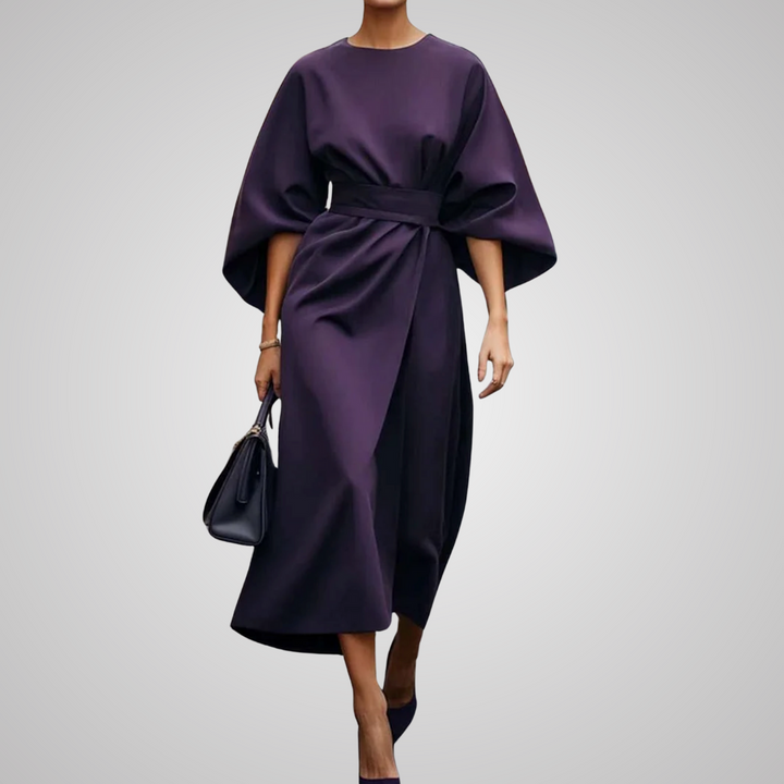 Mirelia - Elegant Dress with Puff Sleeves