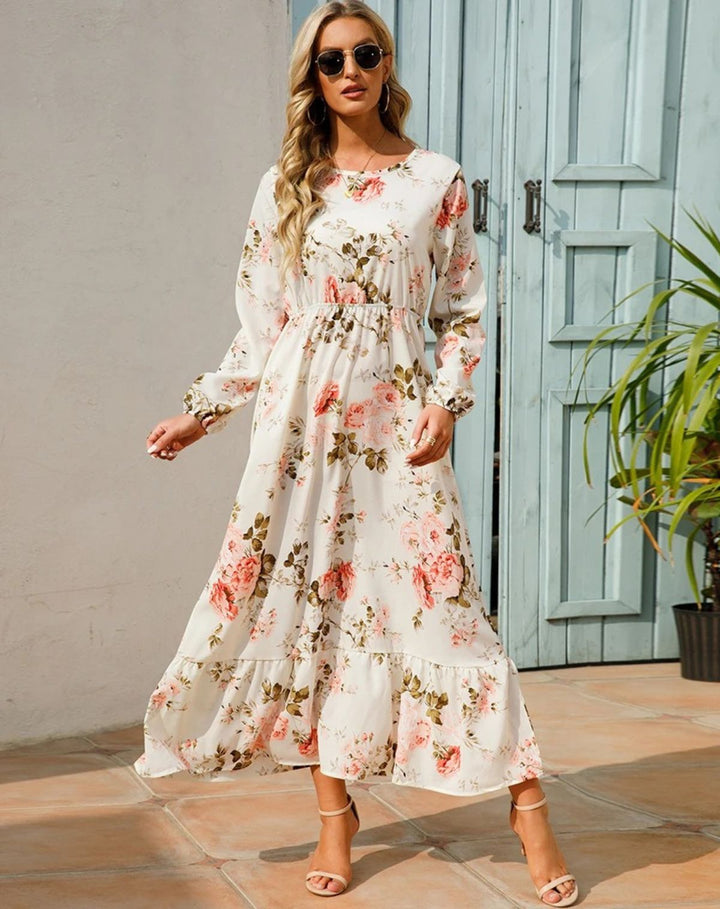 Ava - Long Sleeve Floral Dress