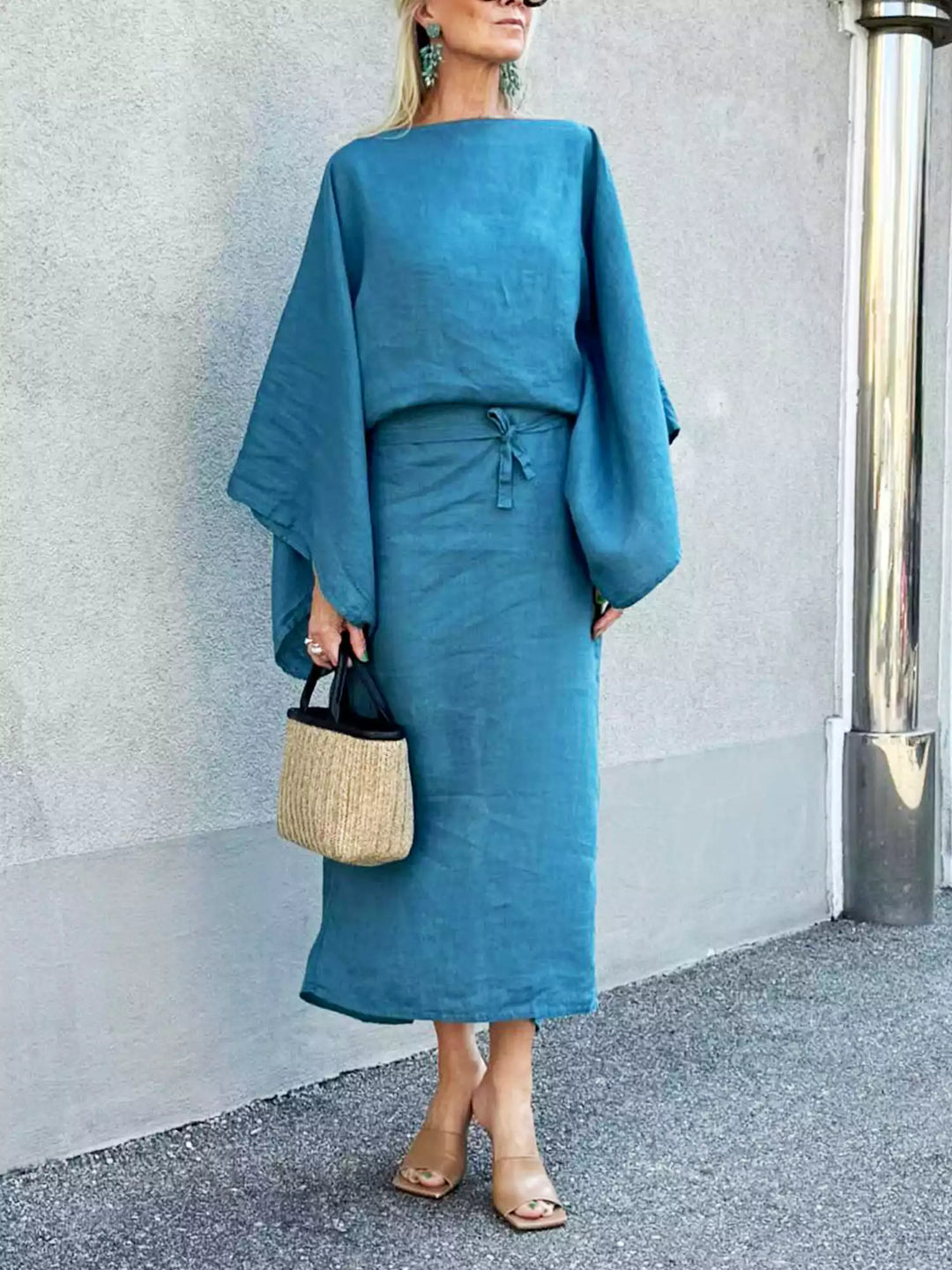 FREYA | Retro Linen Dress