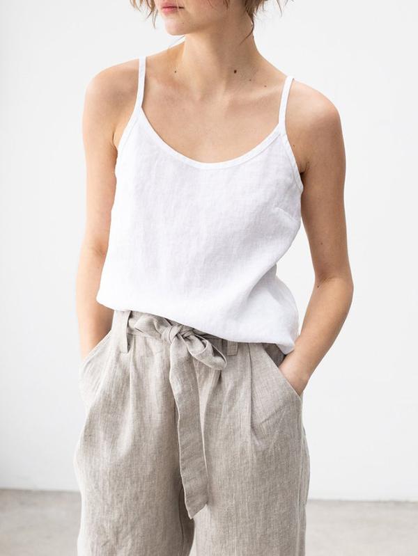 Amandira - Relaxed Spaghetti Strap Top