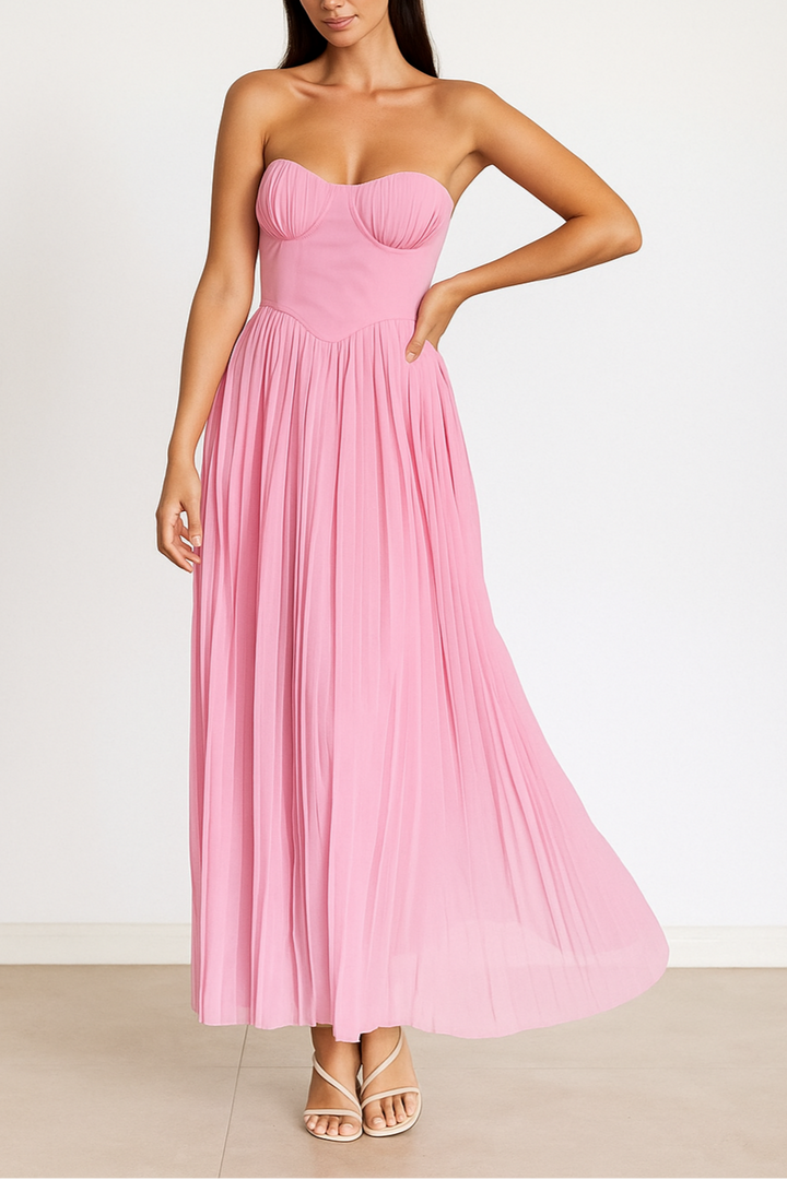 Aeliora - Strapless Maxi Dress