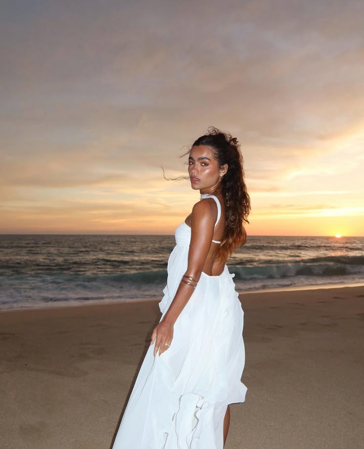 Tahlissara - Ruffle Strapless Maxi Dress