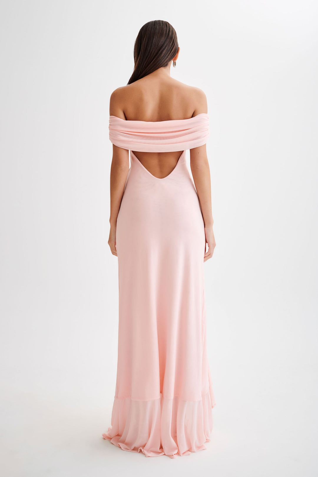 Chloe - Off-Shoulder Ruffle Maxi Dress