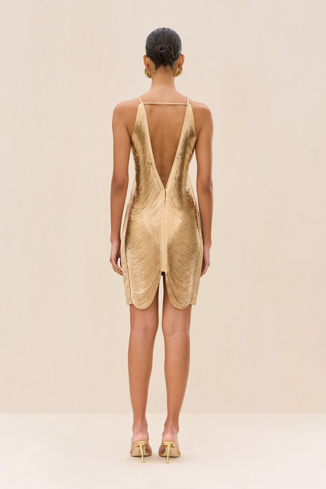 Sophies - Metallic Sculpt Mini Dress