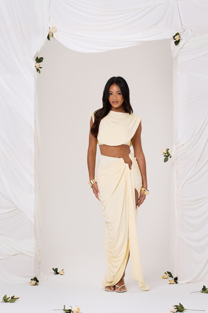 Zali - Maxi set with wire details