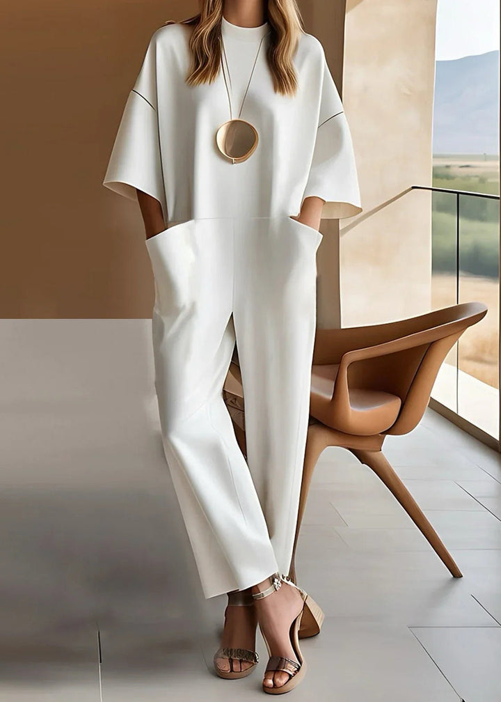 Rylee - Elegant Short Sleeve Jumpsuit