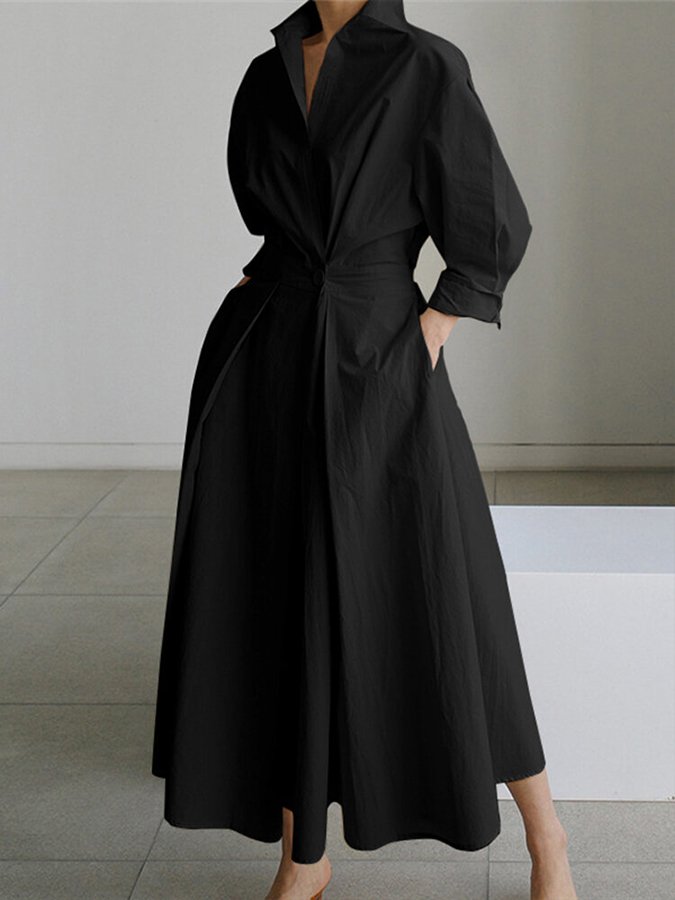 Estrella – Tailored Waist Maxi Dress