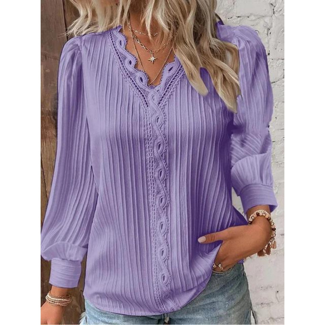 Milani -  Elegant Pintuck Blouse
