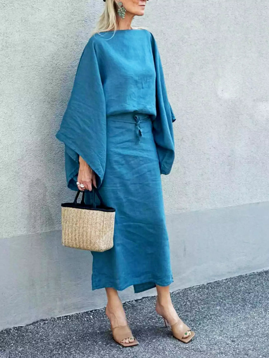 FREYA | Retro Linen Dress