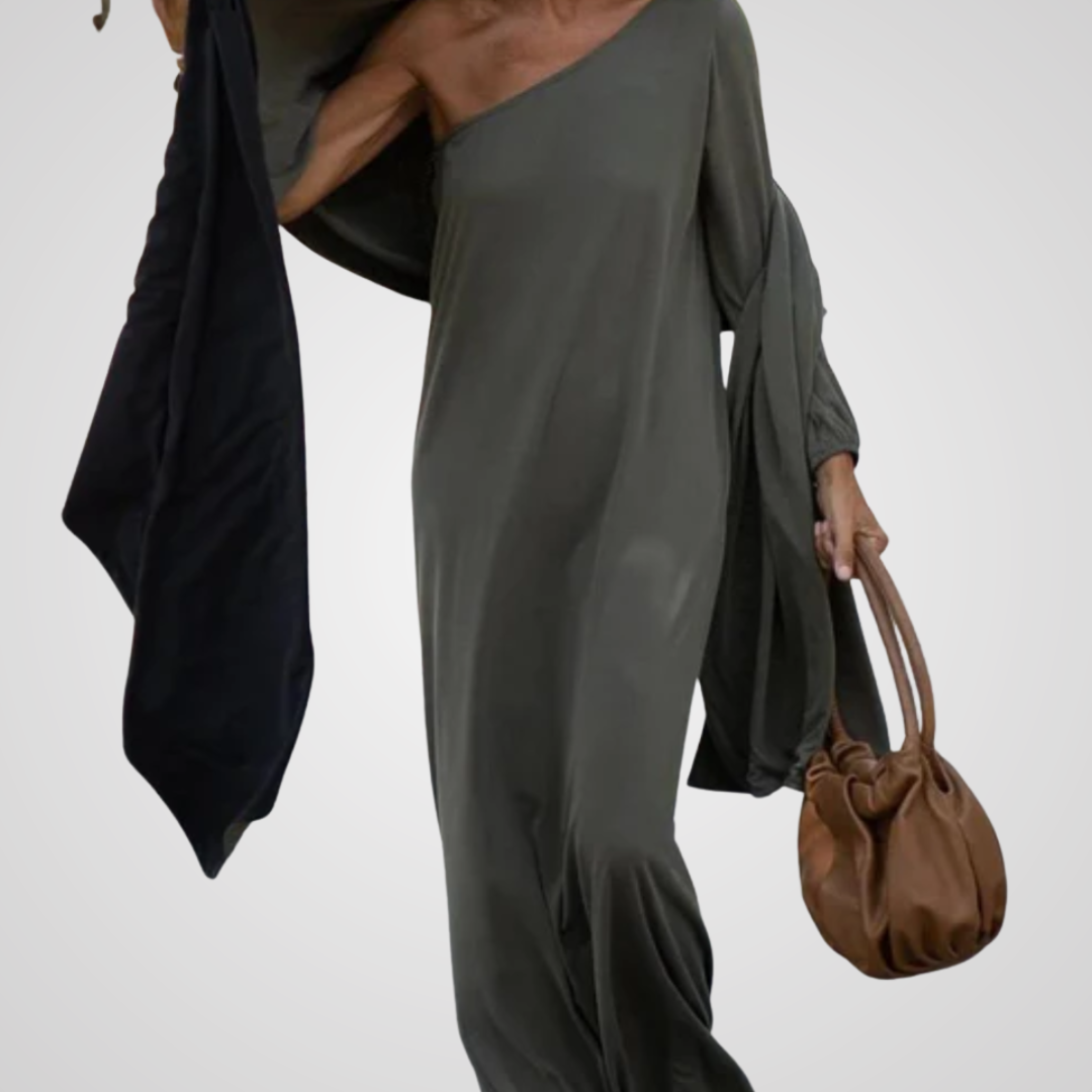 Ophirra - Elegant One-Shoulder Dress