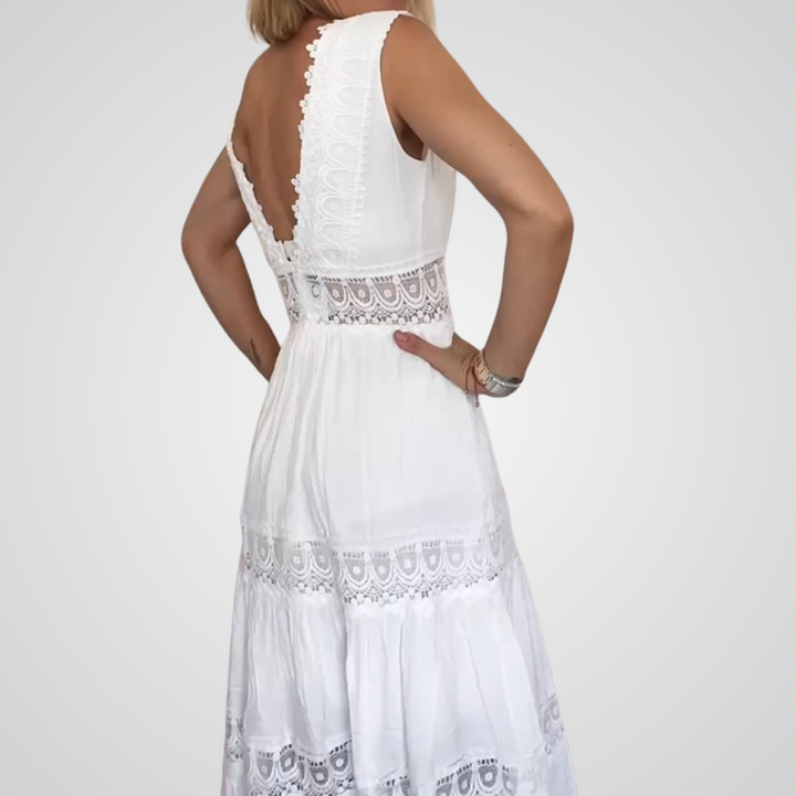 Elariah -  White Lace Dress