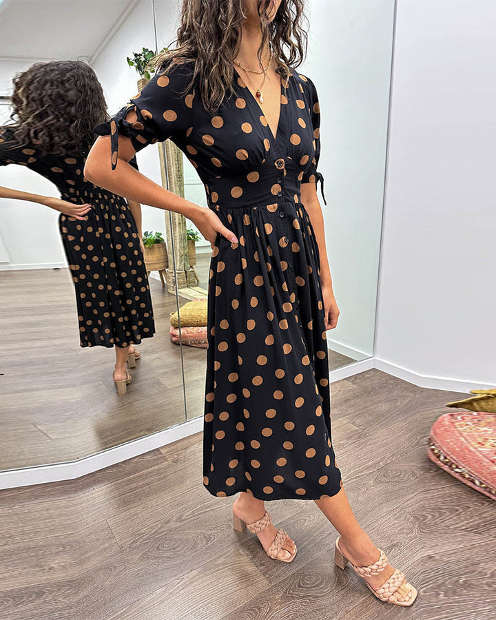 Ivrinara- Elegant Midi Dress
