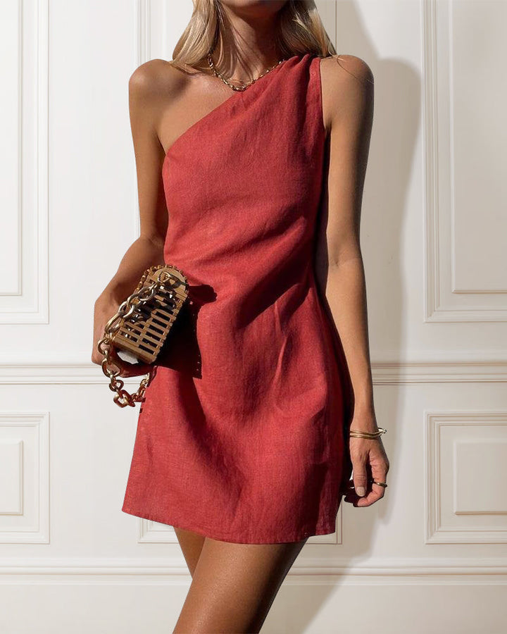 Nerisse  - Halter Mini Dress