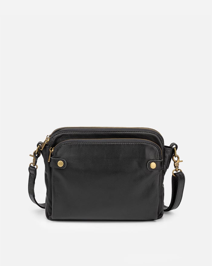 Aelira - Sleek Three Layer Crossbody Bag