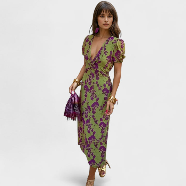 Orianne -  Floral Wrap Dress