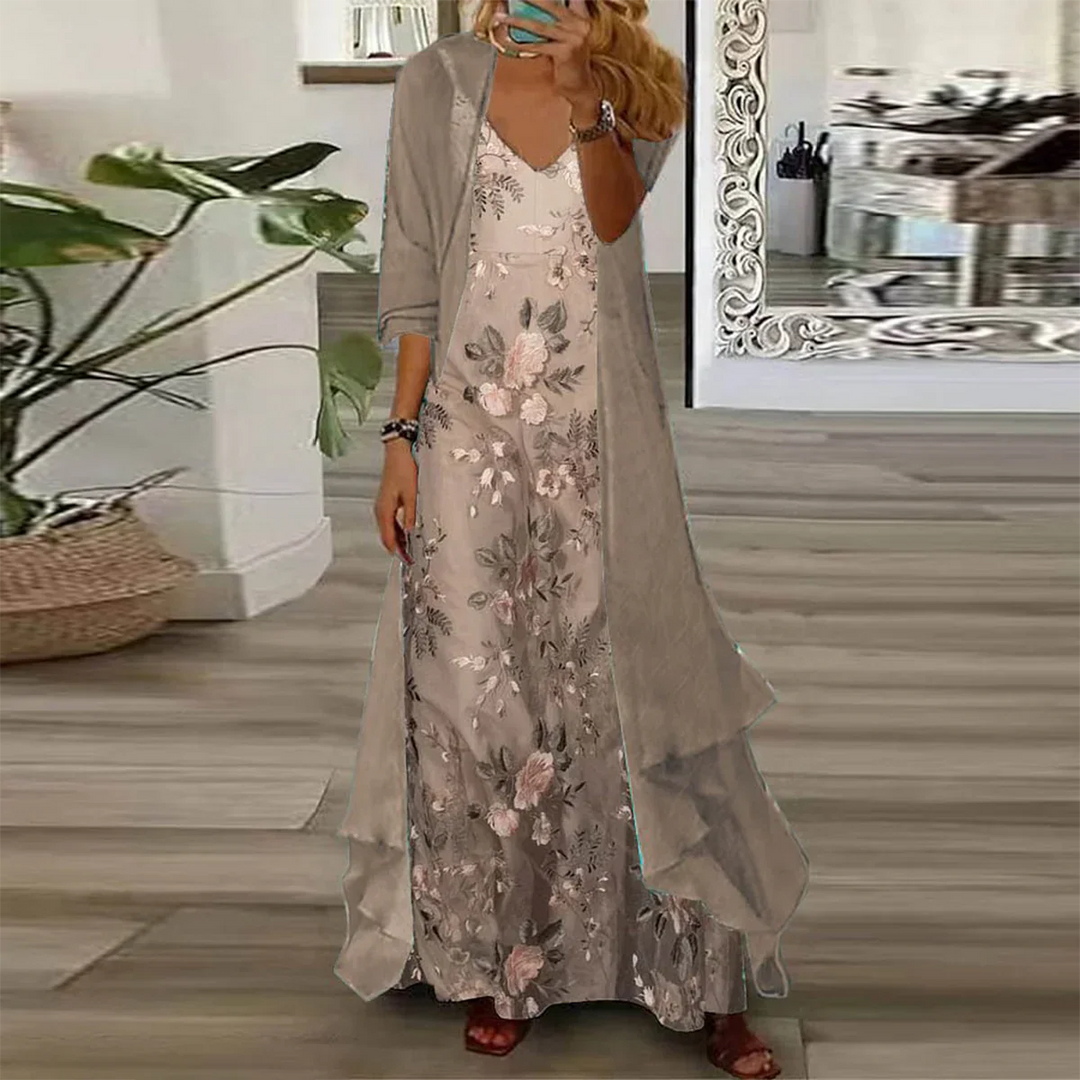 Ravaen - Maxi dress with jacket (2-piece set)