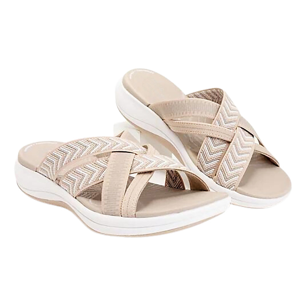 Alexa - Crisscross Slide Sandals