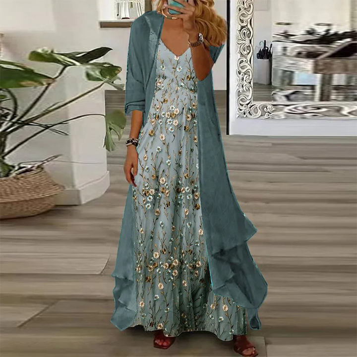 Ravaen - Maxi dress with jacket (2-piece set)