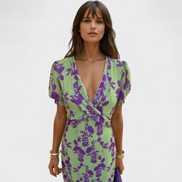 Orianne -  Floral Wrap Dress