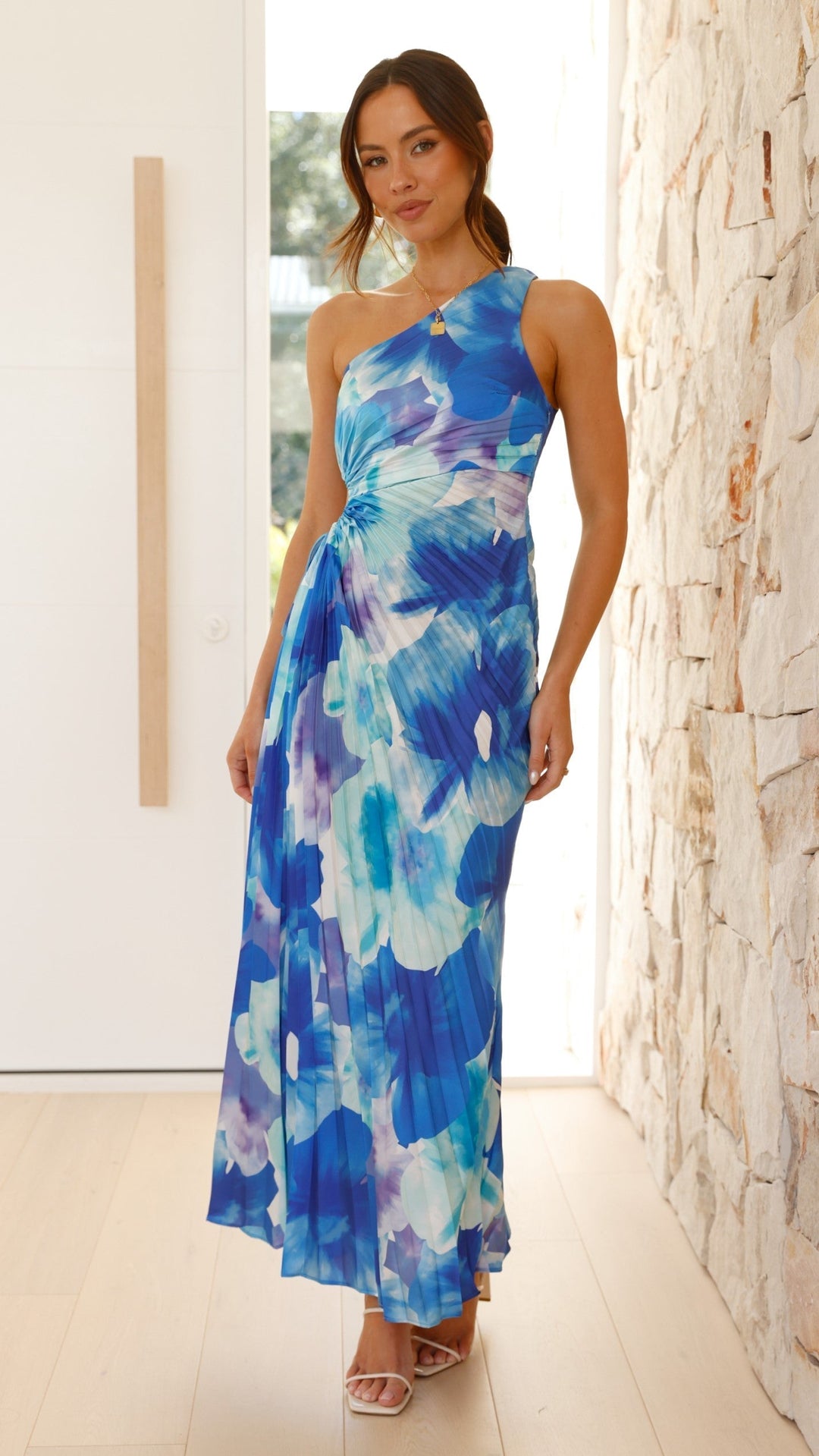 Gemma - Elegantes Cut-Out Maxikleid