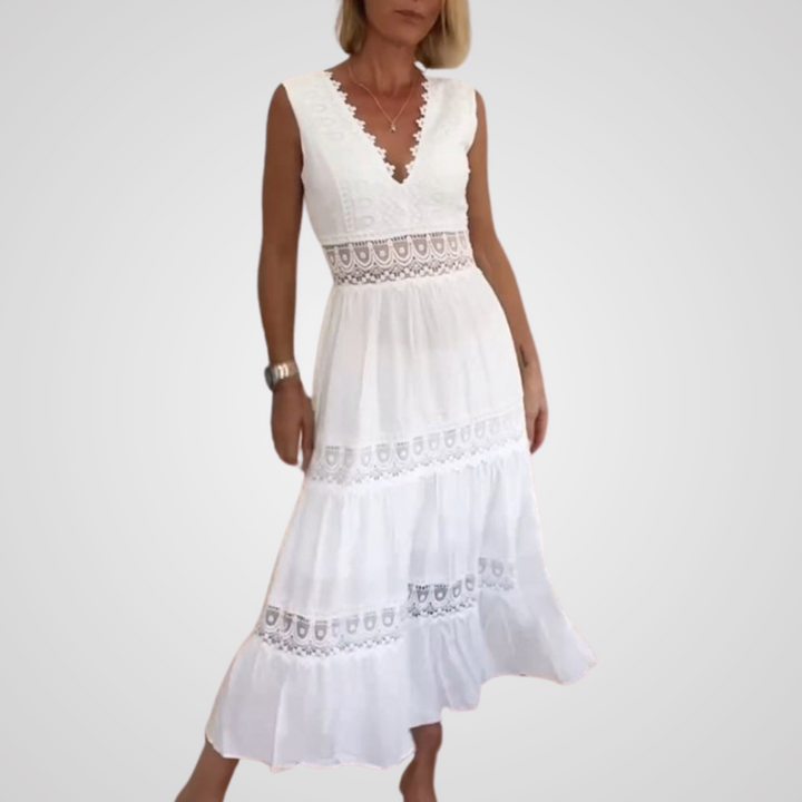 Elariah -  White Lace Dress