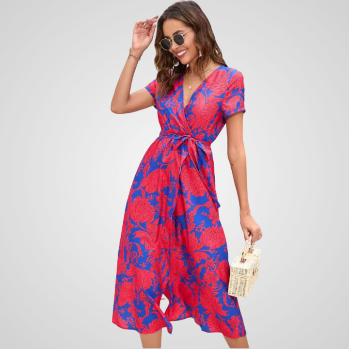 Oliviana -  Summer Dress with Print
