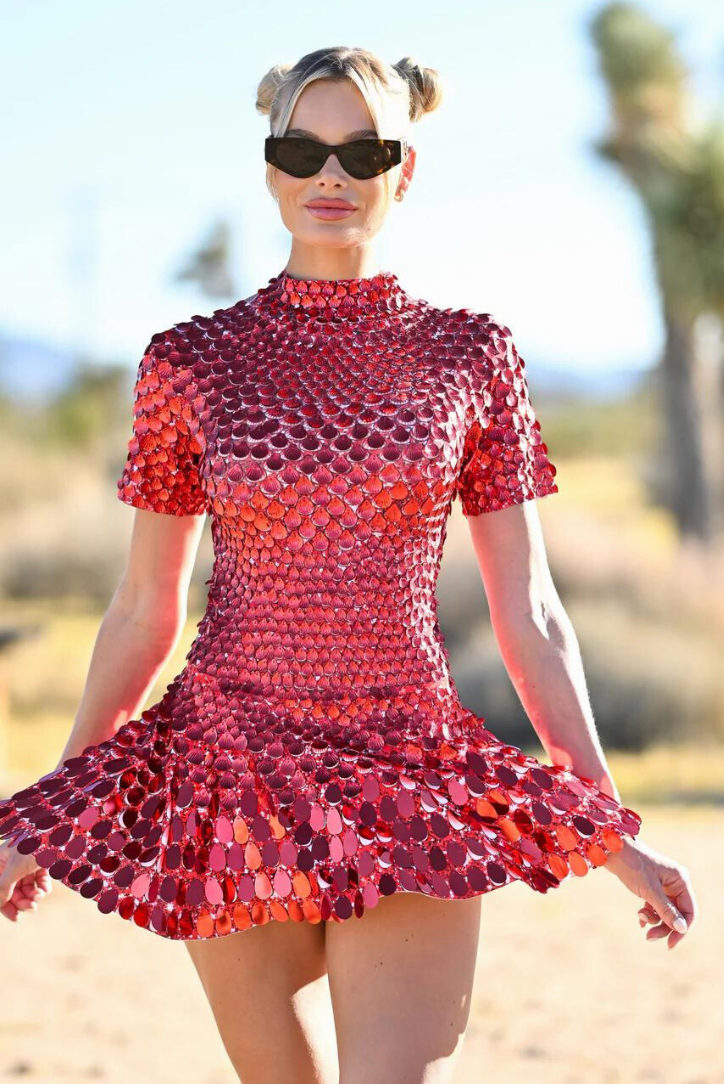 Genevieve | High Neck Mini Dress