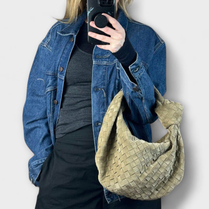 Brionah - Large Woven Women's Handbag