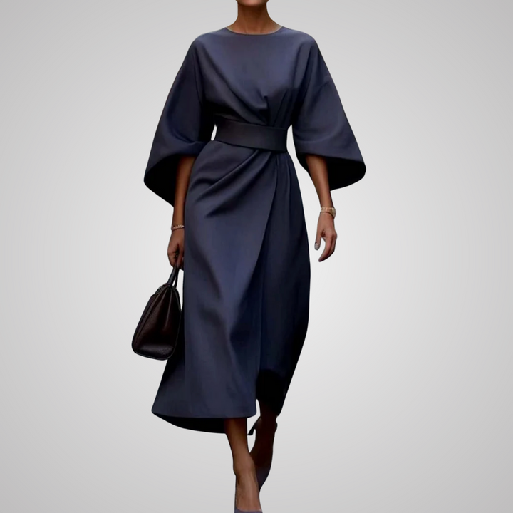 Mirelia - Elegant Dress with Puff Sleeves