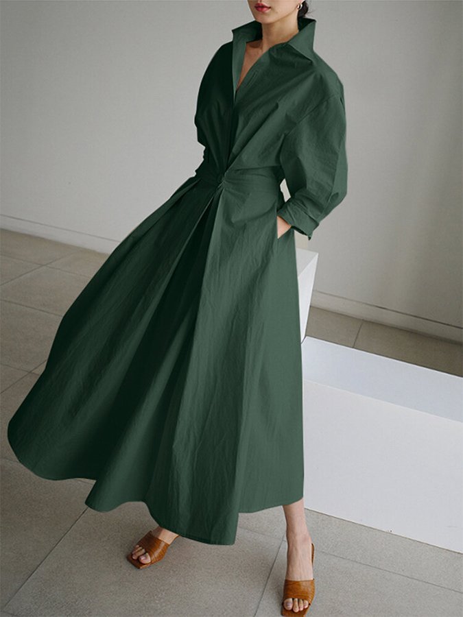 Estrella – Tailored Waist Maxi Dress
