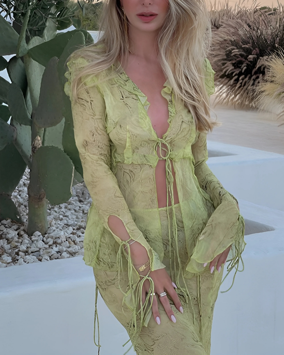 Briennaurae - Flowing Maxi Skirt Set