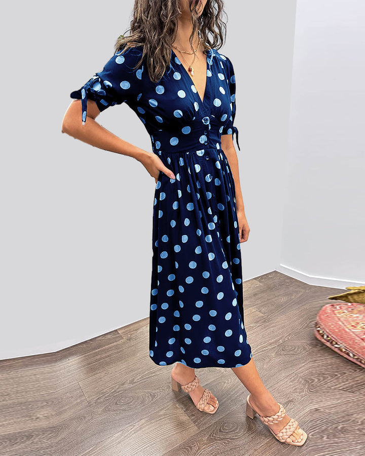 Ivrinara- Elegant Midi Dress