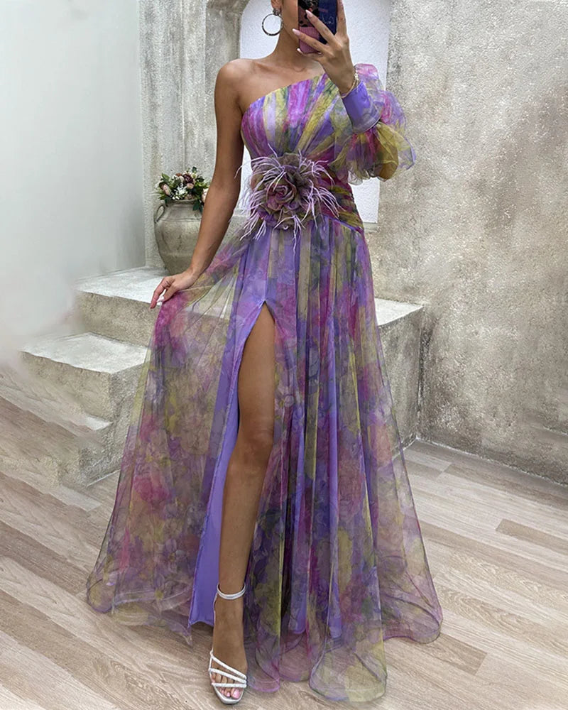 Ava - Elegant Split Dress