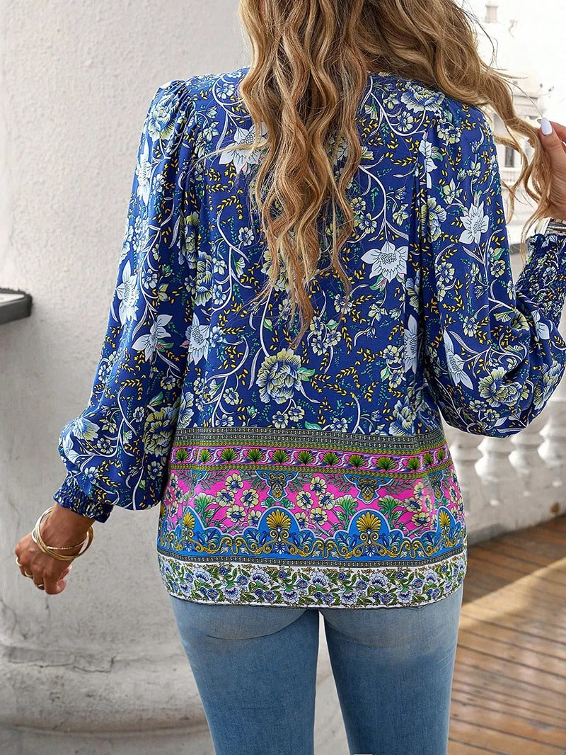 Tova -  Summer Floral Top