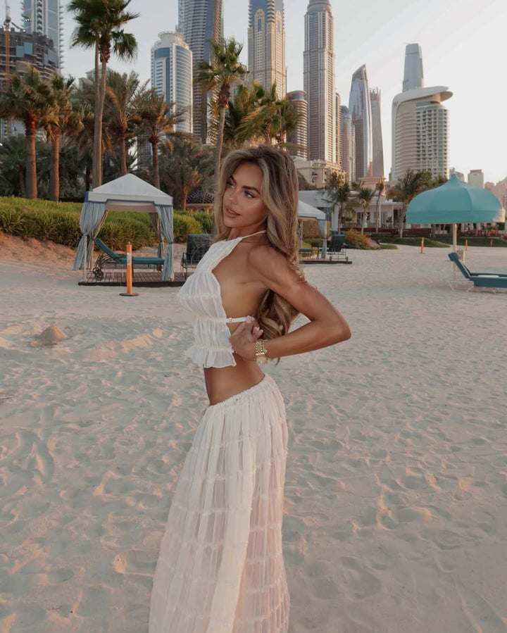 Cevirissa - Bohemian ruffle set
