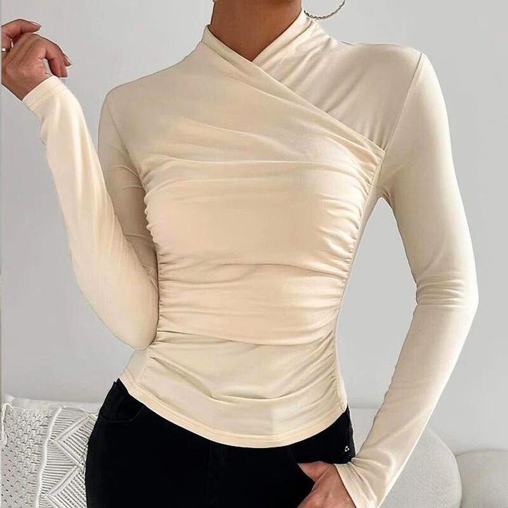 Milla -  Classic Cross-Neck Top