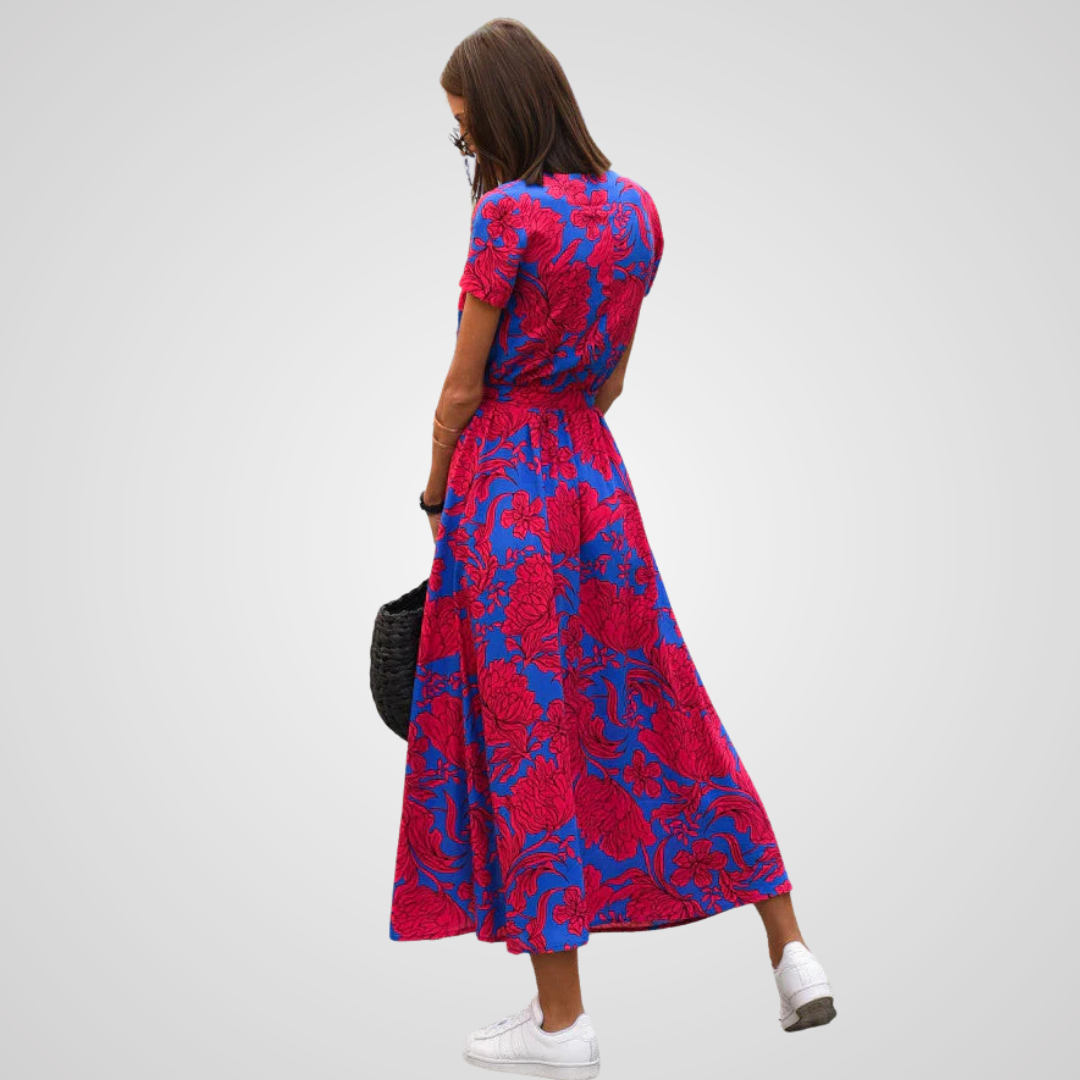 Oliviana -  Summer Dress with Print