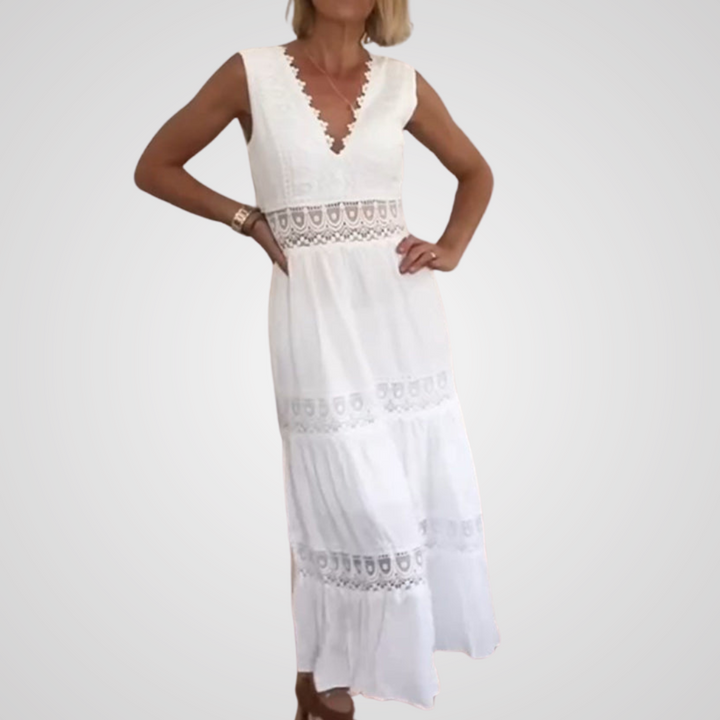 Elariah -  White Lace Dress
