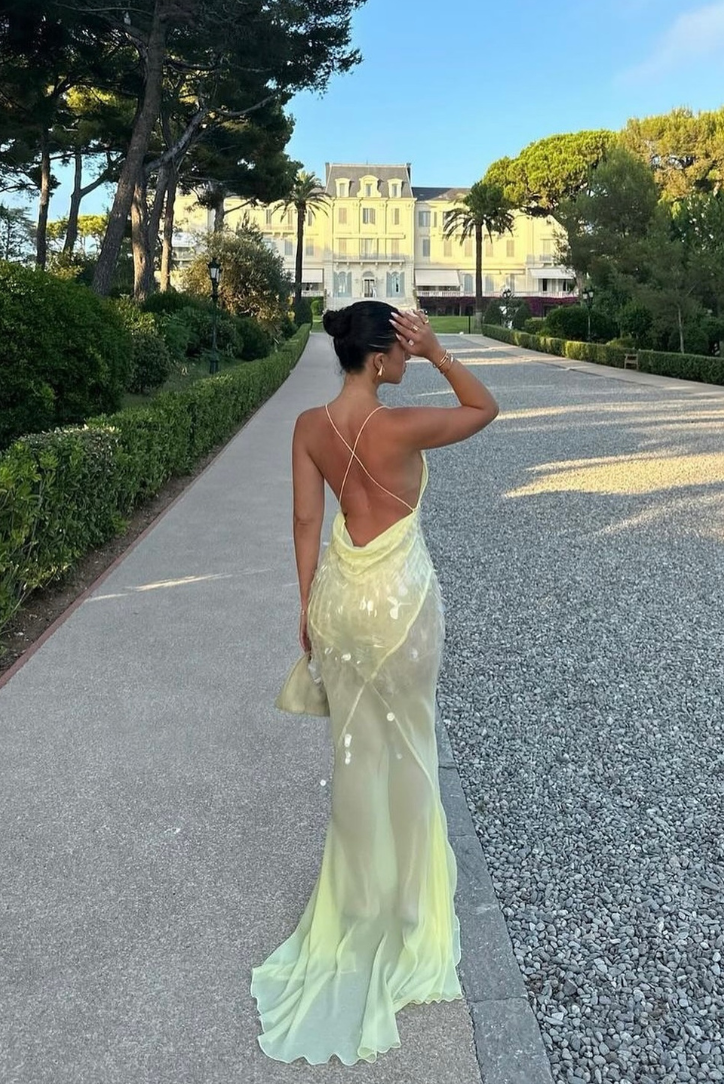 Aaliyah - V-Neck Sleeveless Maxi Dress