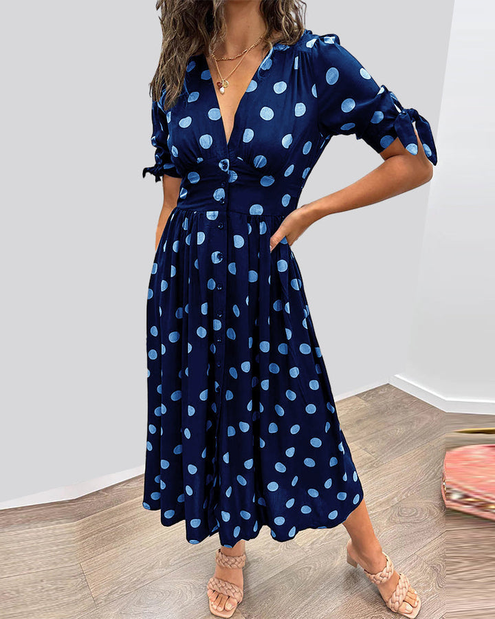 Ivrinara- Elegant Midi Dress