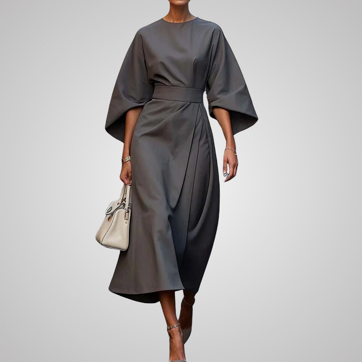 Mirelia - Elegant Dress with Puff Sleeves