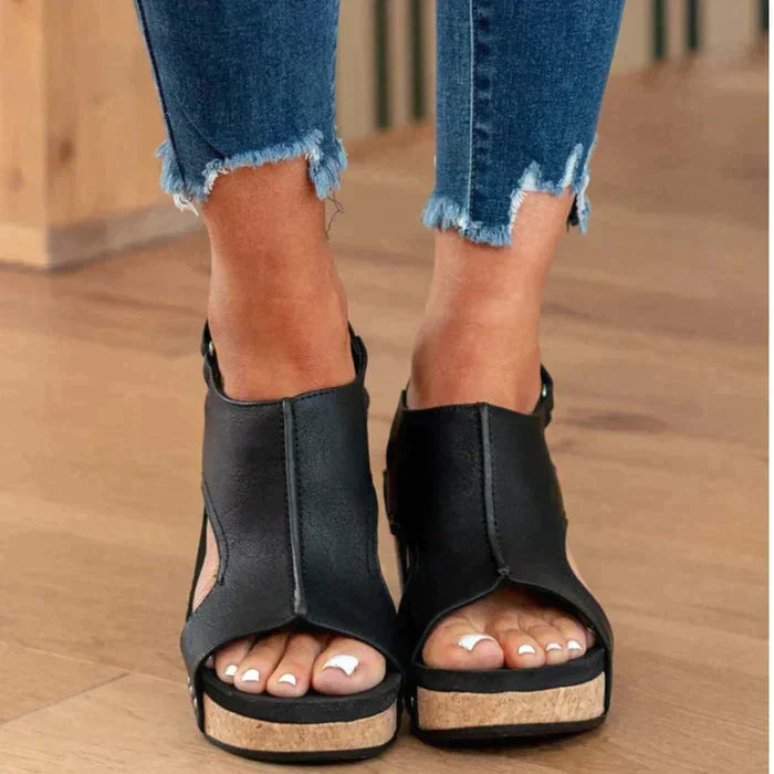 Abigail - Stylish Wedge Sandals