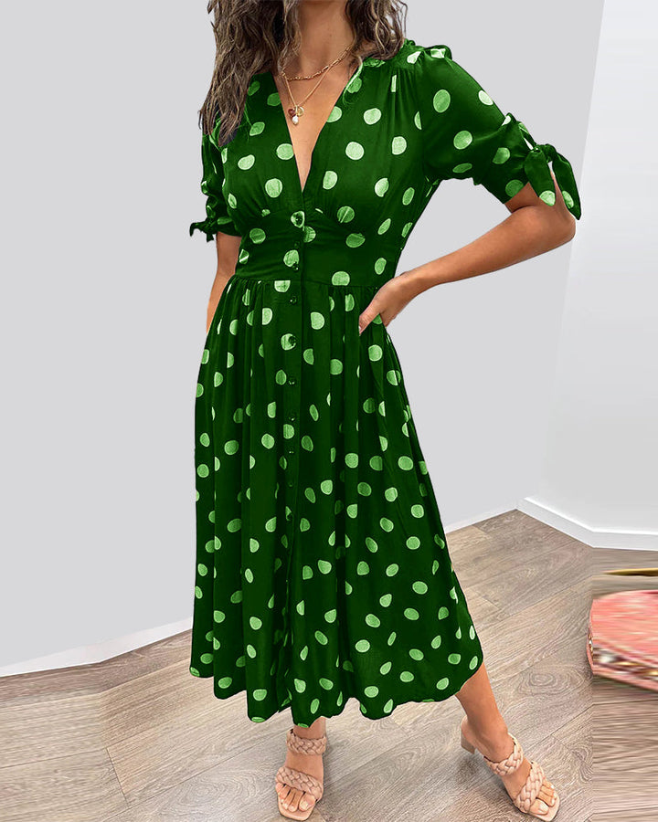 Ivrinara- Elegant Midi Dress