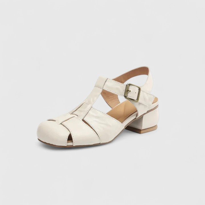 Rhiannon - Cut out leather sandals