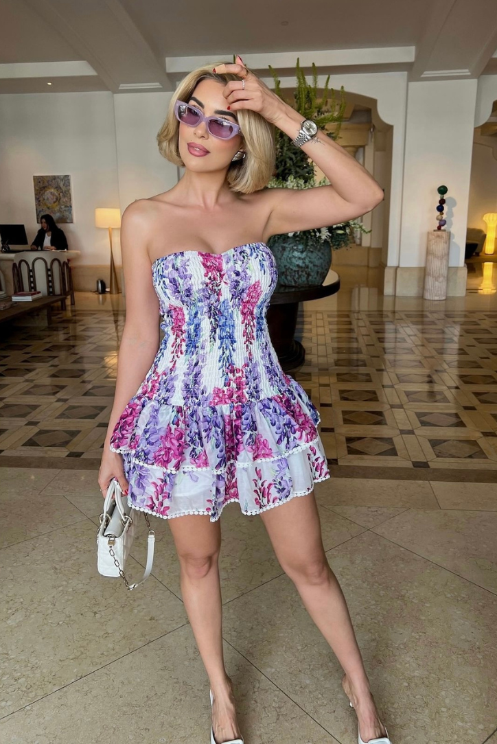 Micah - Bubblegum Mini Dress