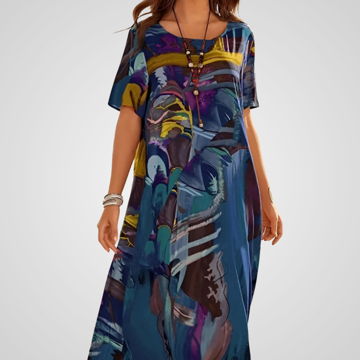 Calira -  Summer Dress, Artistic and Casual
