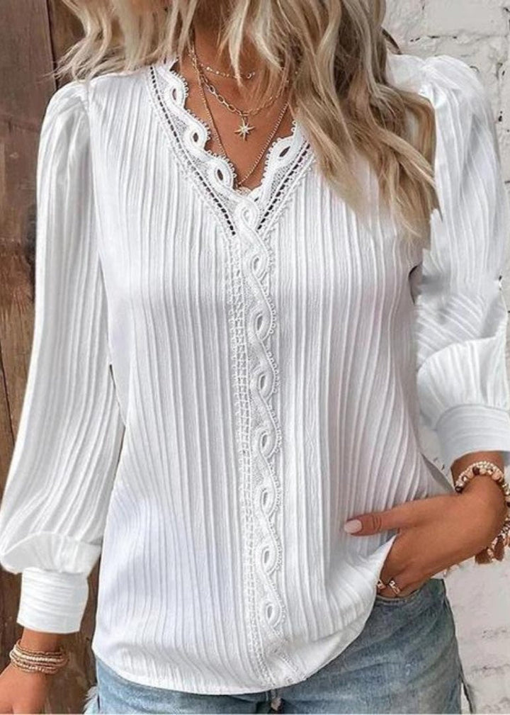 Milani -  Elegant Pintuck Blouse