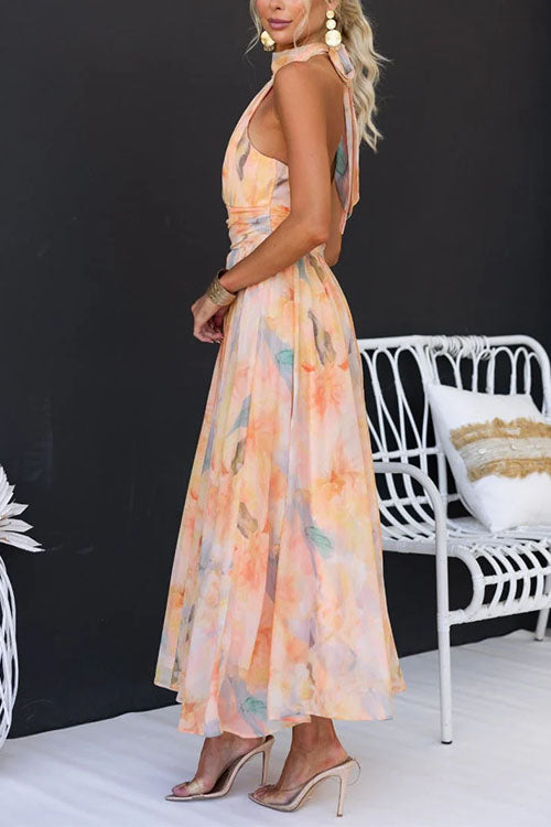 Juliet - Long Printed Dress
