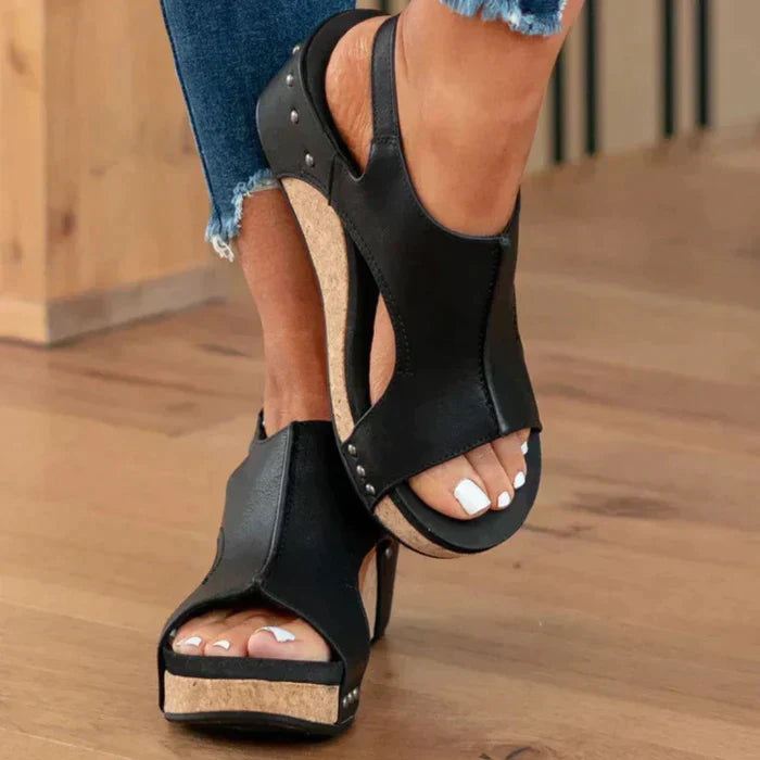 Abigail - Stylish Wedge Sandals