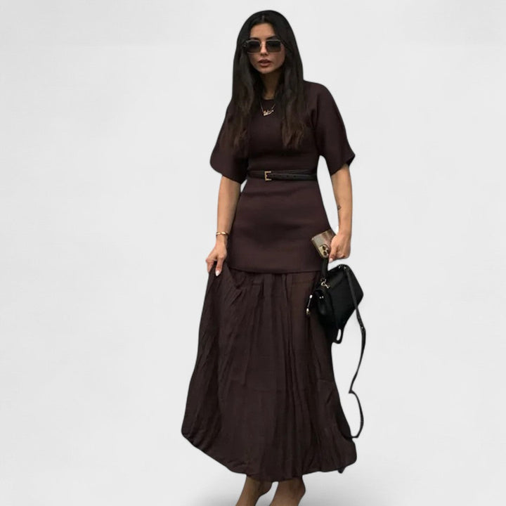Fionara - Pleated Maxi Dress